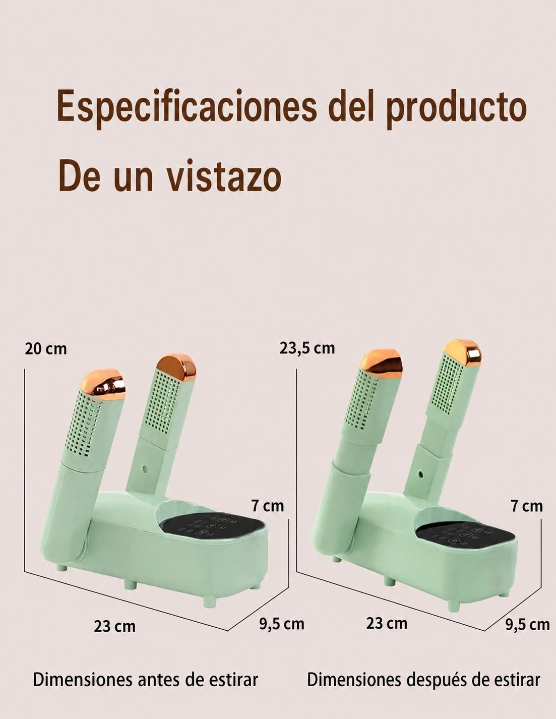 Secador de calzado